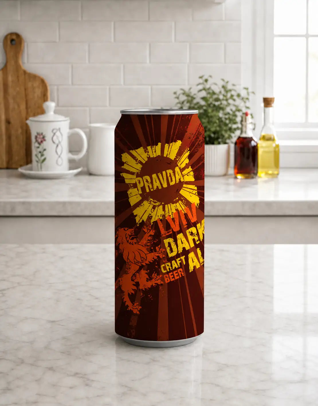 "Lviv Dark Ale" Beer Pravda 0.33L